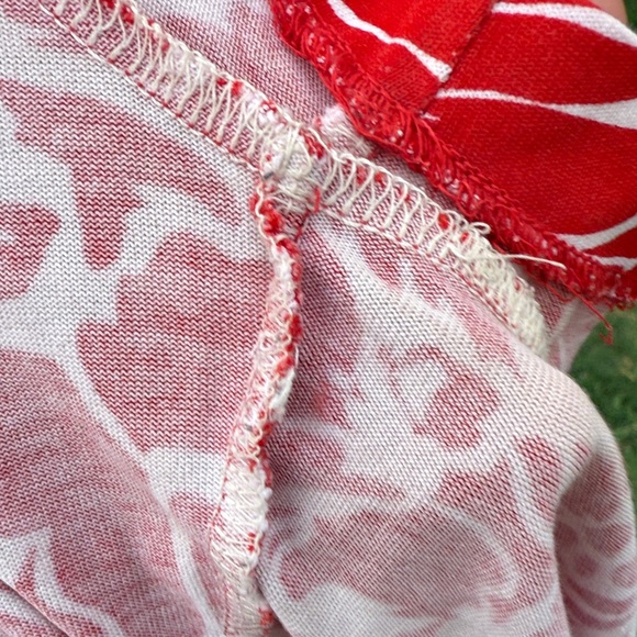 Diane Von Furstenberg Zoe in Dahlia small Poppy  Floral Mini Red Dress 0 - Picture 13 of 13